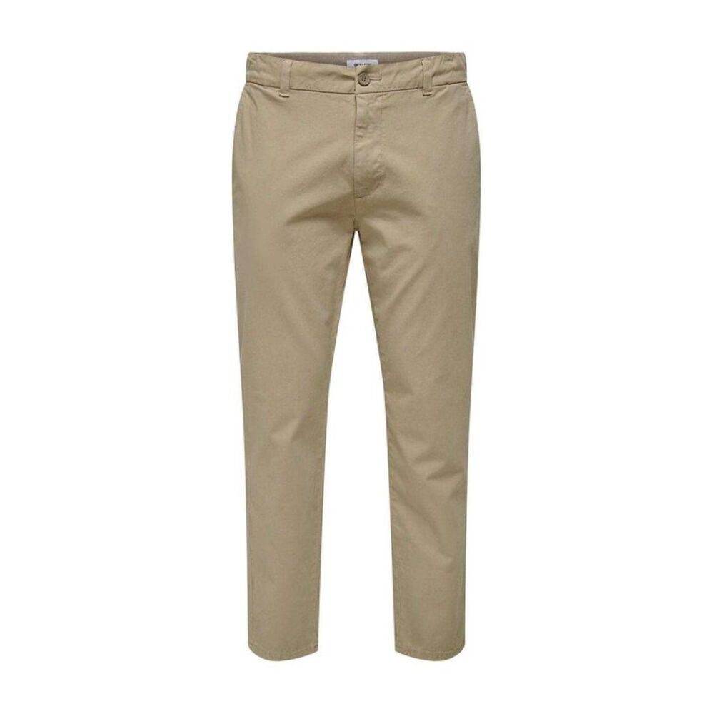 Only Mens Solid Chinos / Coriander